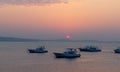 Sunrise hurghada red sea Egypt peaceful Royalty Free Stock Photo