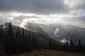 Sunrise on Hurricane Ridge - Olympic National Park Royalty Free Stock Photo