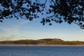 Sunrise at Inari lake, Finland Royalty Free Stock Photo