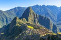 Sunrise in Machu Picchu, Peru Royalty Free Stock Photo