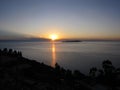 Sunrise, Isla Del Sol, Lake Titicaca- Bolivia, South America. Royalty Free Stock Photo