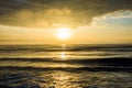 Sunrise at Isle of Palms Beach, over the Ocean in South Carolina