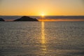 Sunrise. Isola dell Ogliastra, Sardinia Royalty Free Stock Photo