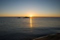 Sunrise. Isola dell Ogliastra, Sardinia Royalty Free Stock Photo