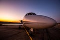 Sunrise jet Royalty Free Stock Photo