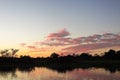 Sunrise in the jungle, Bolivia Royalty Free Stock Photo