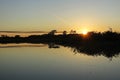 Sunrise in the jungle, Bolivia Royalty Free Stock Photo