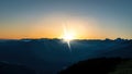 Sunrise at Kackar mountains at Blacksea Karadeniz, Turkey Royalty Free Stock Photo