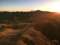 Sunrise at Kalalau Valley Lookout in Waimea Canyon on Kauai Island, Hawaii.