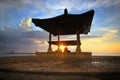 Sunrise at karang beach bali