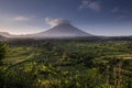 Sunrise at Karangasem Bali, Mount Agung Royalty Free Stock Photo