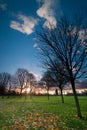 Sunrise at Kensington Gardens, London Royalty Free Stock Photo