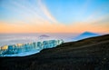 Sunrise at Kilimanjaro with glacier - Tanzania, Africa