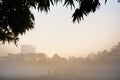 Sunrise at Kolkata maidan