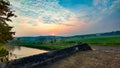 Sunrise kulonprogo yogyakarta Royalty Free Stock Photo