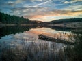 Scottish loch sunrise