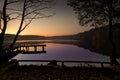 Sunrise lake Royalty Free Stock Photo