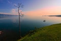 Sunrise on Lake Baikal Royalty Free Stock Photo