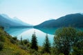 Sunrise, Lake in Jasper National Park, Canada