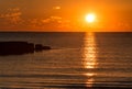 After Sunrise at Lake Michigan in Sheboygan Wisconsin