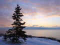 Sunrise on Lake Superior Royalty Free Stock Photo