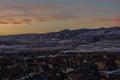 Sunrise in Lakewood, Colorado