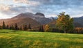 Sunrise landscape in mountain, Tatranska Javorina, Slovakia