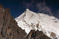 Sunrise of Langtang Lirung, Langtang valley, Nepal.