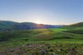 Sunrise in Lesotho near Semonkong