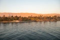 Sunrise Light over the Nile Royalty Free Stock Photo