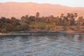 Sunrise Light over the Nile Royalty Free Stock Photo