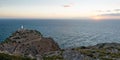 Sunrise at Lighthouse at Cap de Formentor, Mallorca Royalty Free Stock Photo