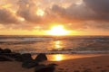 Sunrise in Lihue Royalty Free Stock Photo