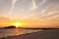 Sunrise at Lipe island, south of Thailand