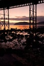 Sunrise at Llandudno pier