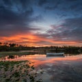 Sunrise Loch Rusky Royalty Free Stock Photo