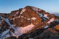 Sunrise on Longs Peak - Colorado Royalty Free Stock Photo