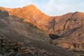 Sunrise on Longs Peak - Colorado Royalty Free Stock Photo