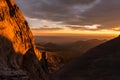 Sunrise on Longs Peak. Rocky Mountain National Park Royalty Free Stock Photo