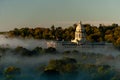 Sunrise + Low Fog Cover - Historic Kentucky State Capitol Building - Frankfort, Kentucky