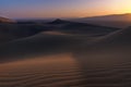Sunrise in the lut desert Royalty Free Stock Photo