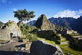 Sunrise at Machu Picchu - Peru Royalty Free Stock Photo