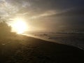 Sunrise. Palo seco beach. Magic moment. Beach in Costa Rica. PacÃÂ­fico.