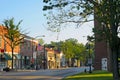 Sunrise on Main Street Royalty Free Stock Photo