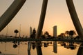 Sunrise in Manama Royalty Free Stock Photo