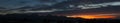Sunrise McDowell Mountains of Arizona Panorama Royalty Free Stock Photo