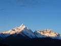 Sunrise at Meili Snow Mountain Royalty Free Stock Photo