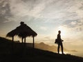 Sunrise at Menganti Beach, Indonesia