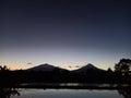 Sunrise merapi merbabu Royalty Free Stock Photo