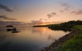 Sunrise on the Minnamurra river Illawarra NSW Australia